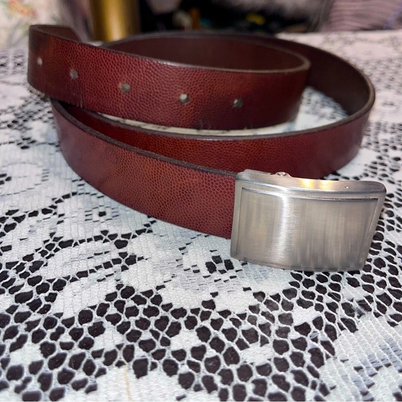 Coach Dark Brown Leather Belt - Picture 1 of 5